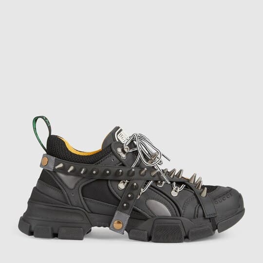 Men's Flashtrek sneaker with removable spikes — black — 5766269Y0701062