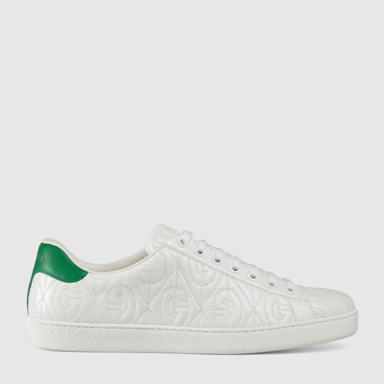 Men's Ace G rhombus sneaker — G rhombus leather — 5988330R0A09063