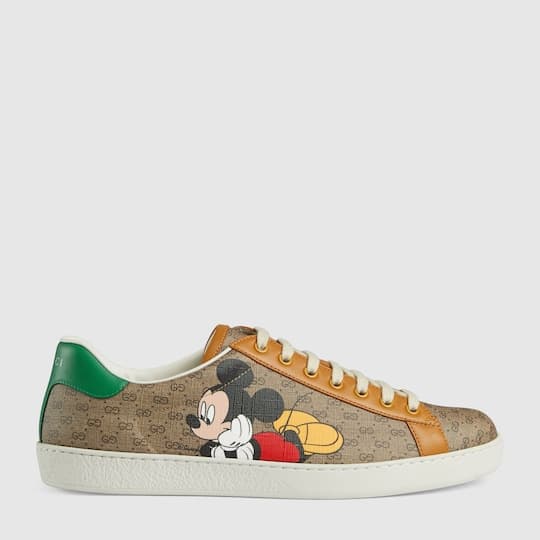 Men's GG Disney x Gucci Ace sneaker — mini GG Supreme — 602548HWM108961