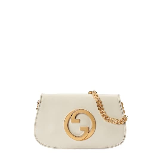 Blondie shoulder bag — white leather — 699268UXX0G9022
