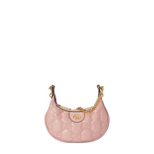 GG Matelassé mini bag — light pink leather — 739736UM8IG5909