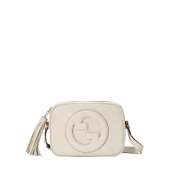 Blondie small shoulder bag — white leather — 7423601IV0G9022