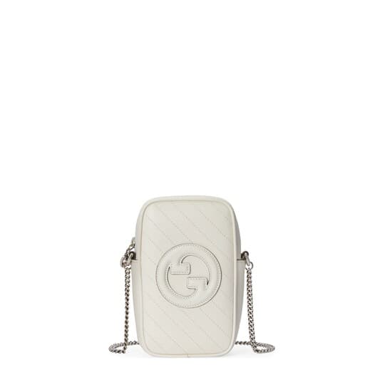 Blondie mini bag — white leather — 760315AACP79022