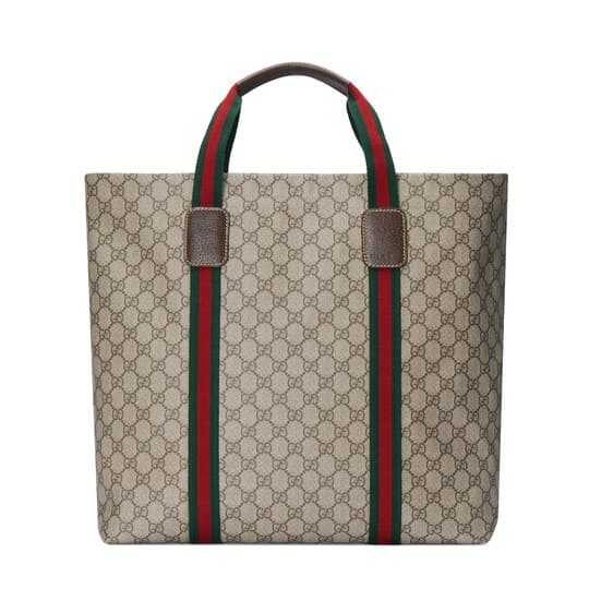 GG Tender medium tote bag — beige and ebony Supreme Tender — 763287FACHL8844