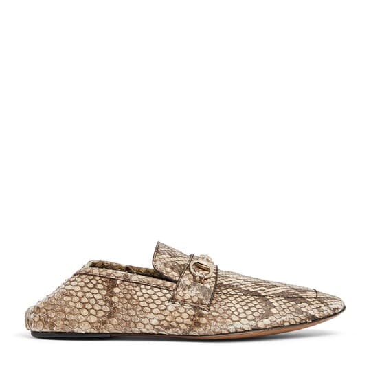 Men's Ragazzo python loafer — beige — 862785LWI0T9622