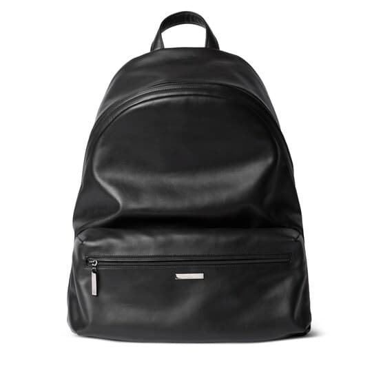 Tag large backpack — black leather — 875226AAGVN1000