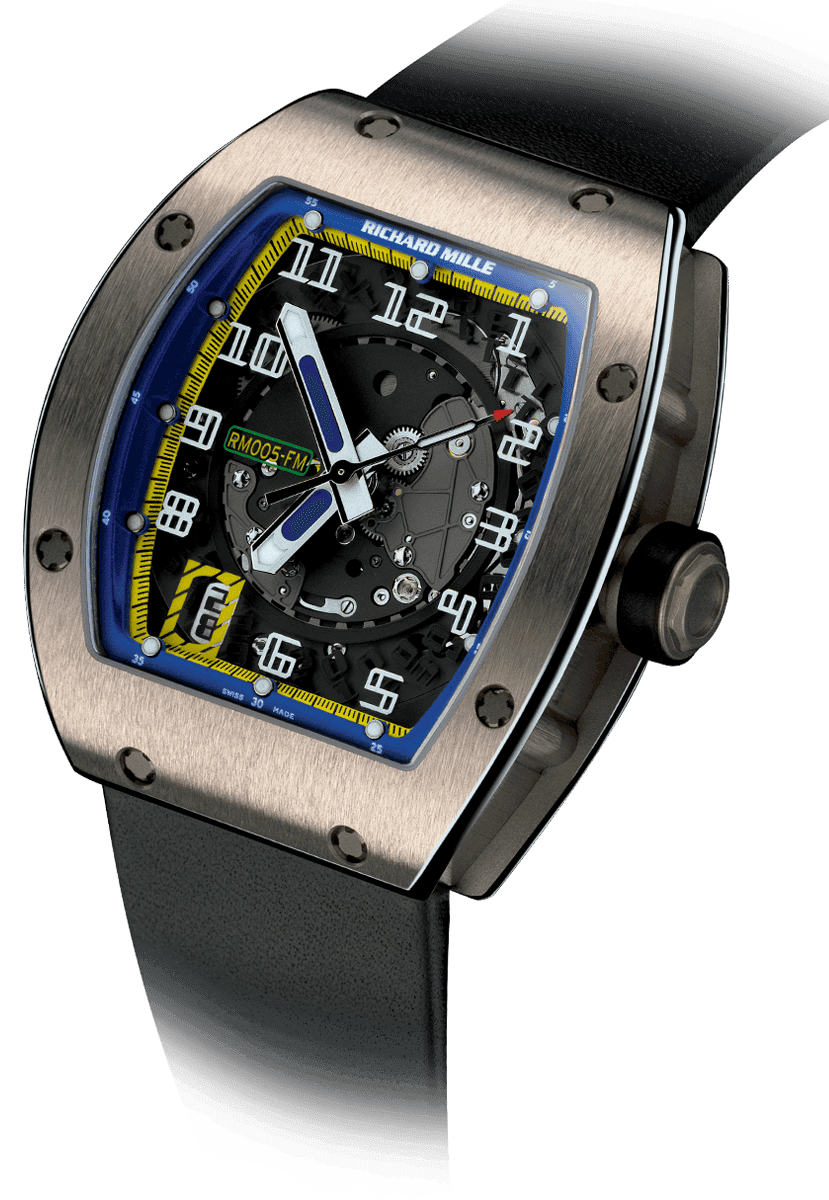 Automatic RM 005 — Automatic winding movement with hours, minutes, seconds, date and variable-geometry rotor