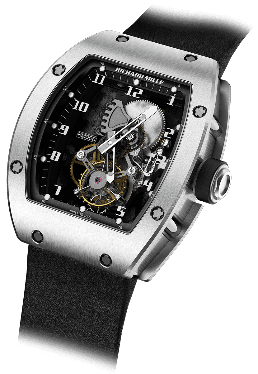 Tourbillon Felipe Massa RM 006 — Manual winding tourbillon movement with hours and minutes