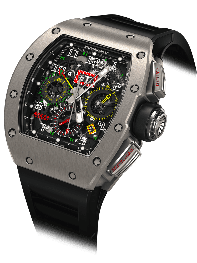RM 11 Automatic Flyback Chronograph Dual Time RM 11-02 — Carbon TPT®