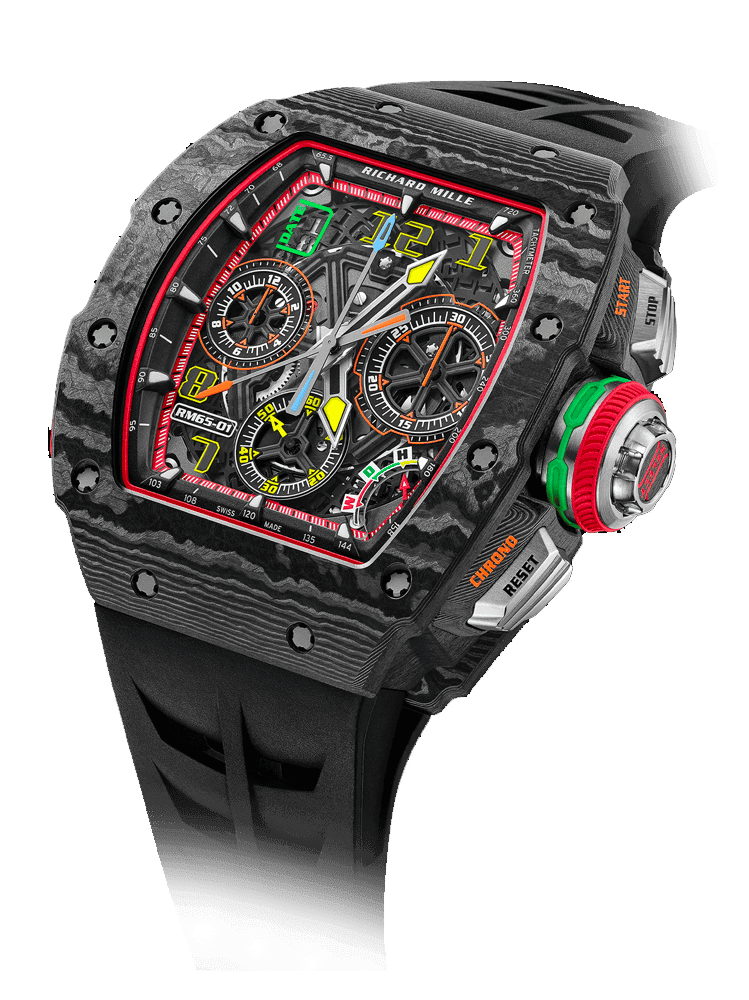 RM 65 Automatic Winding Split-seconds Chronograph RM 65-01 — Carbon TPT