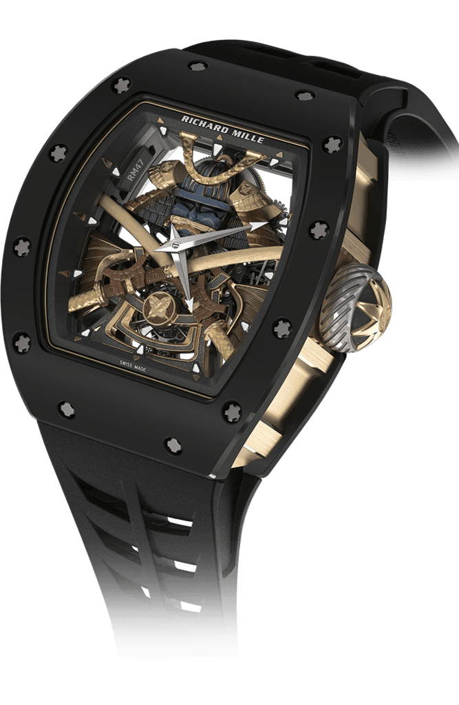 Manual Winding Tourbillon RM 47 — Manual winding tourbillon movement with hours and minutes