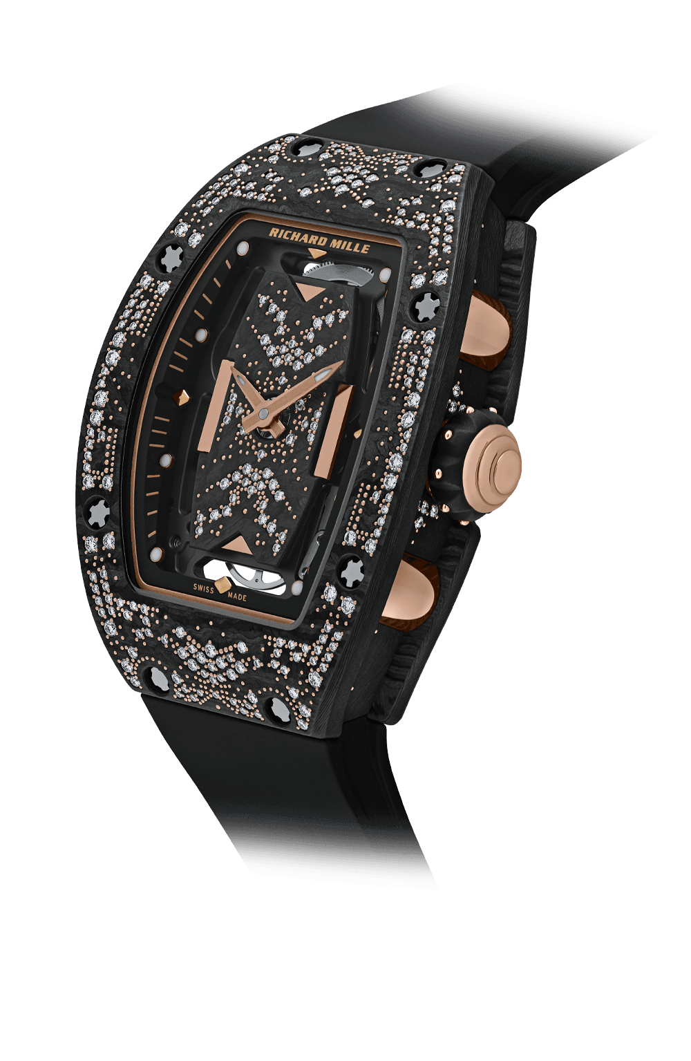 RM 07 Automatic Winding Intergalactic RM 07-01 — Carbon TPT, red gold and diamonds