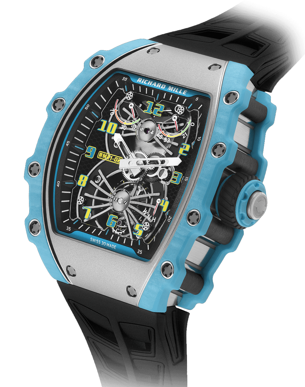 RM 21 Manual Winding Tourbillon Aerodyne RM 21-02 — Titanium, Carbon TPT and Quartz TPT