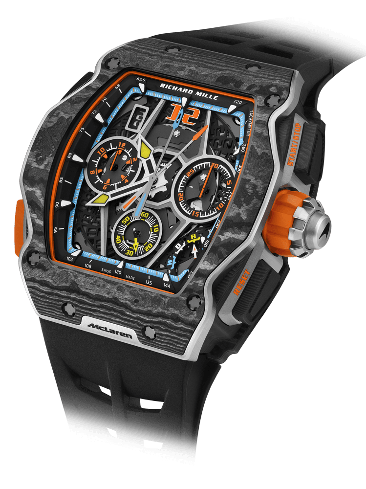 RM 65 Automatic Winding Split-seconds Chronograph McLaren W1 RM 65-01 — Carbon TPT and grade 5 titanium bezel