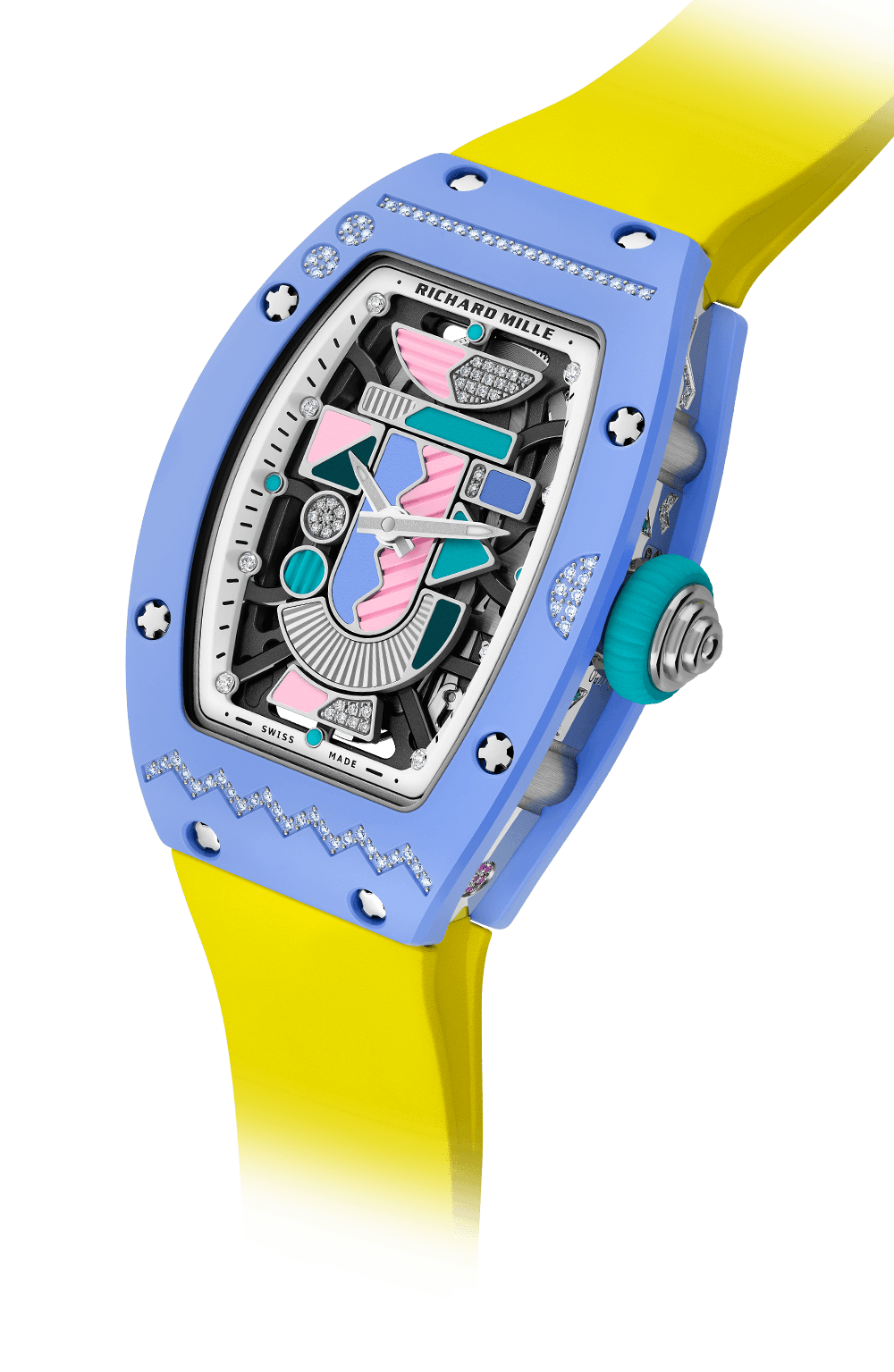 RM 07 Automatic Winding coloured ceramics RM 07-01 — TZP ceramic and white gold