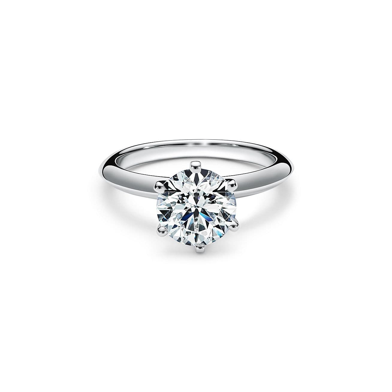 The Tiffany Setting Engagement Ring in Platinum — GRP10862