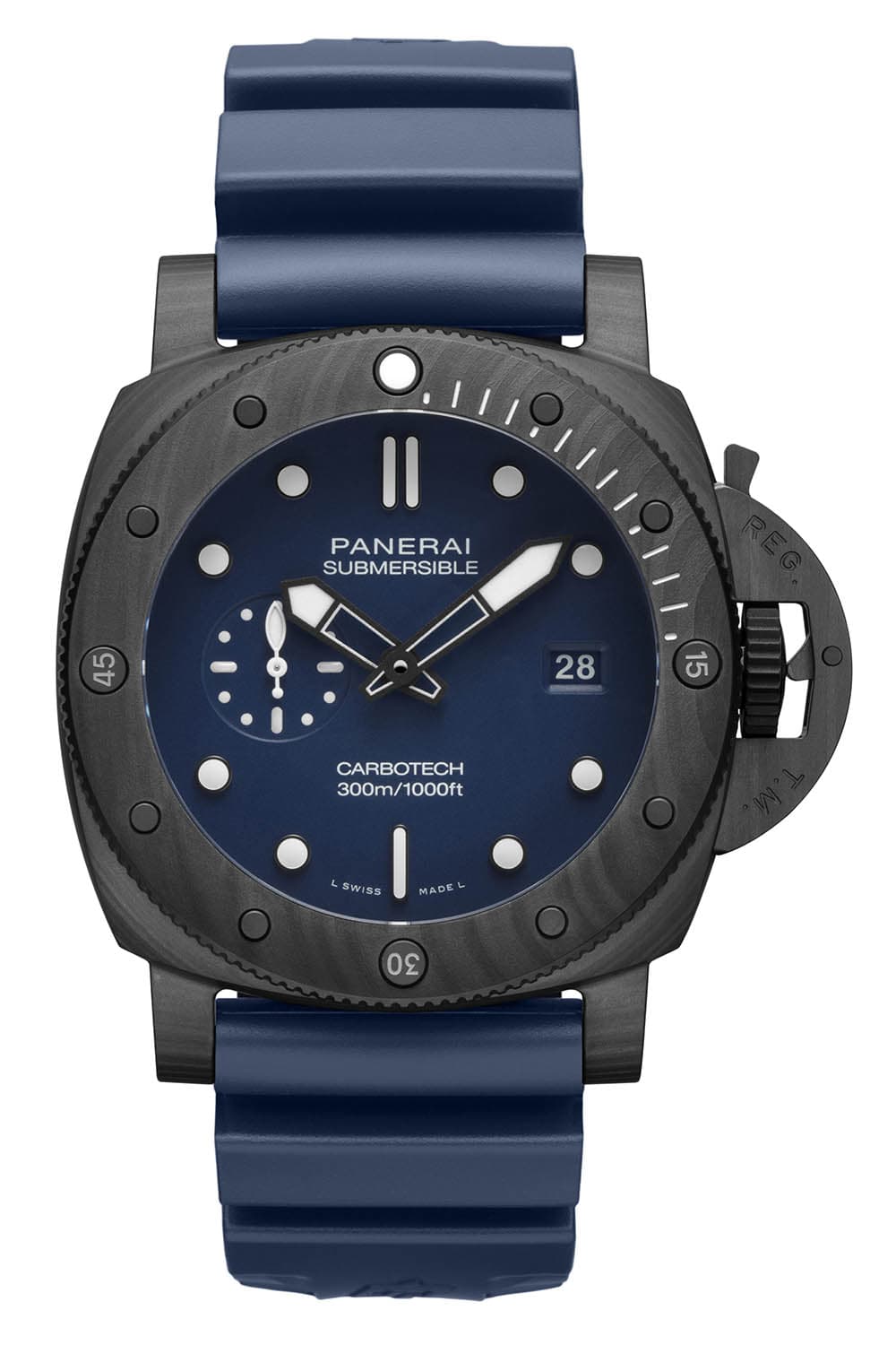 Submersible QuarantaQuattro Carbotech Blu Abisso - 44mm — PAM01232