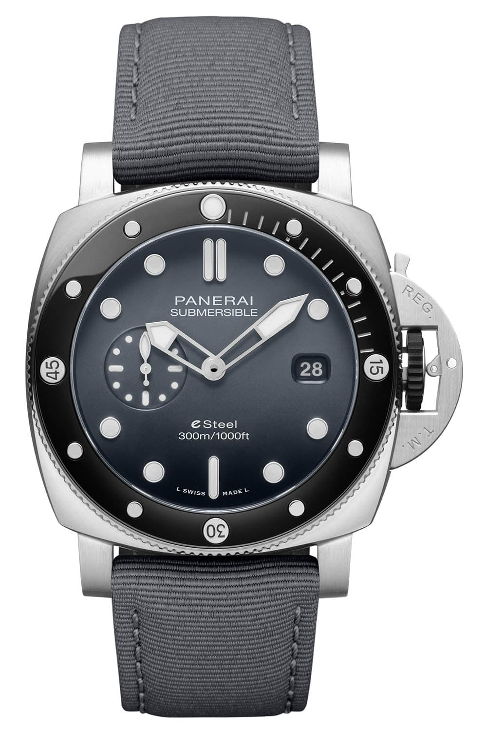 Submersible QuarantaQuattro Grigio Roccia - 44mm eSteel — PAM01288