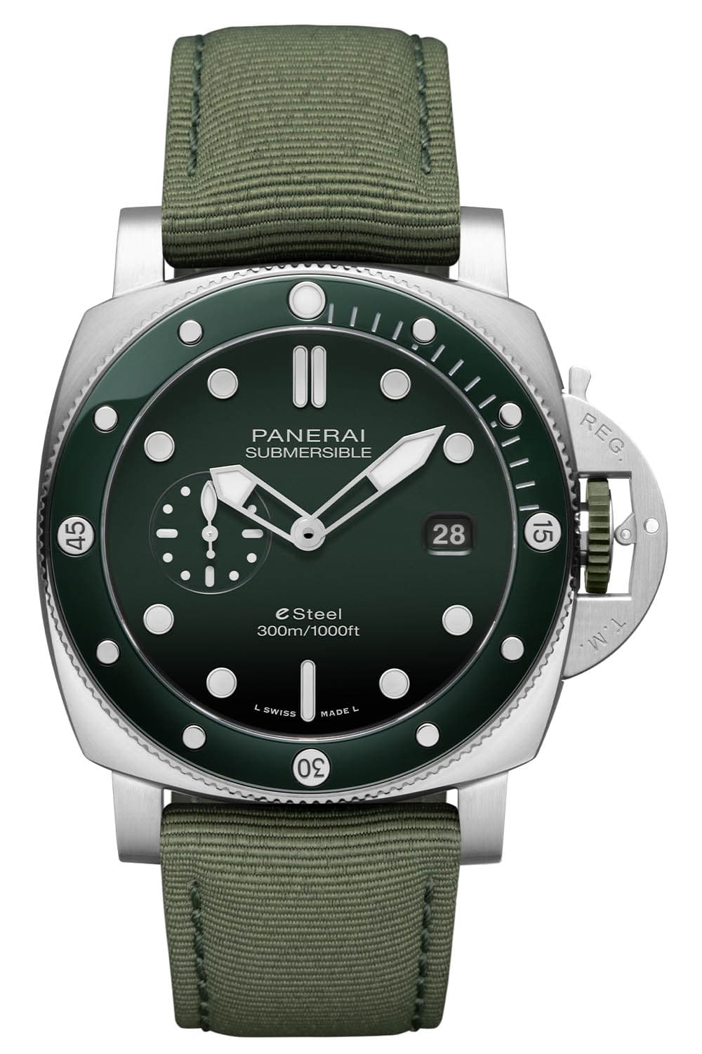 Submersible QuarantaQuattro Verde Smeraldo - 44mm eSteel — PAM01287