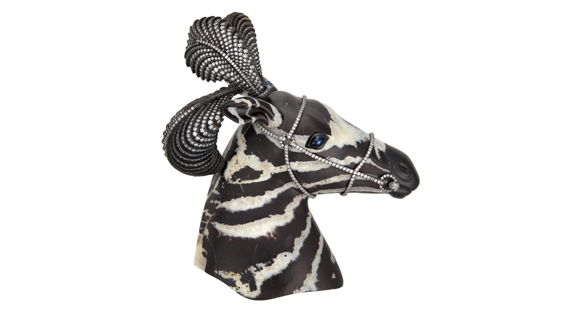 Zebra Brooch
