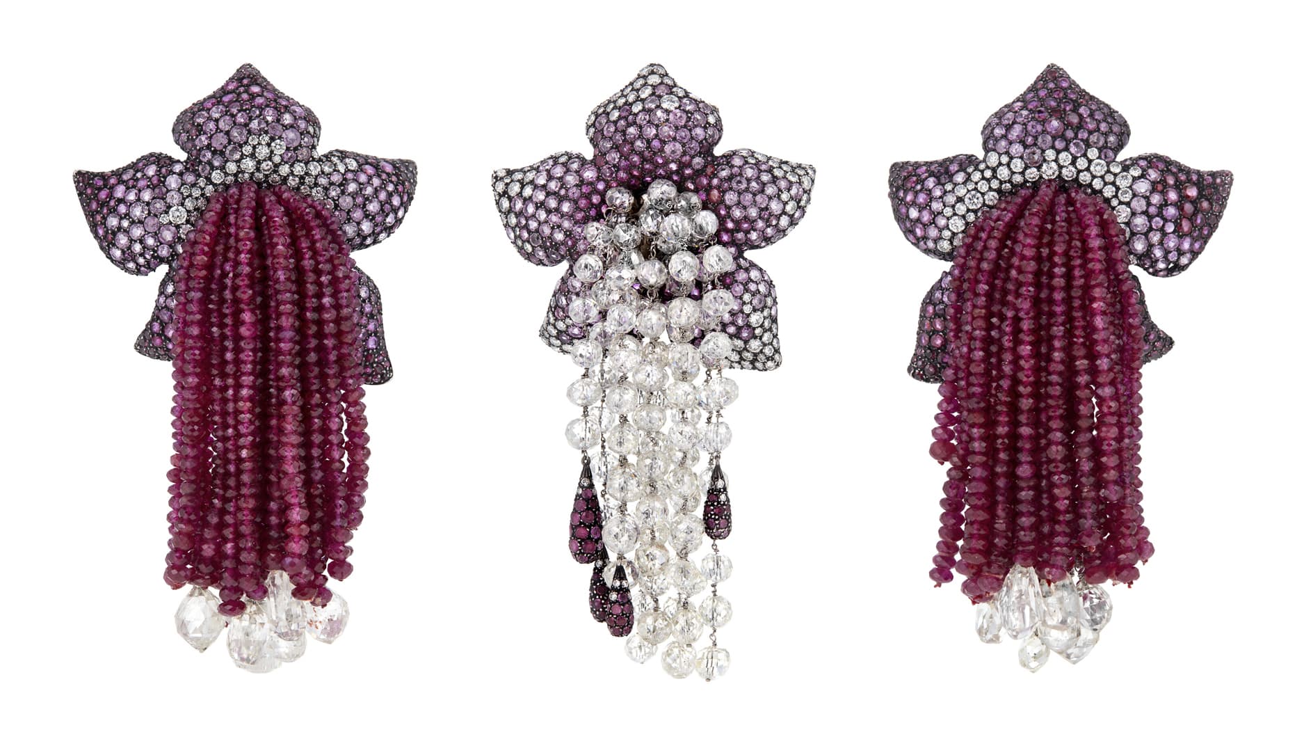Fleur Pompons Brooches