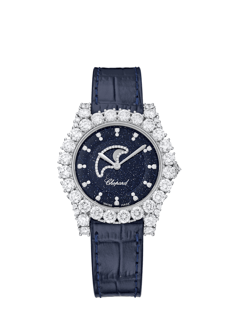 L'HEURE DU DIAMANT MOONPHASE — 36 mm, 18-carat ethical white gold — 139445-1001