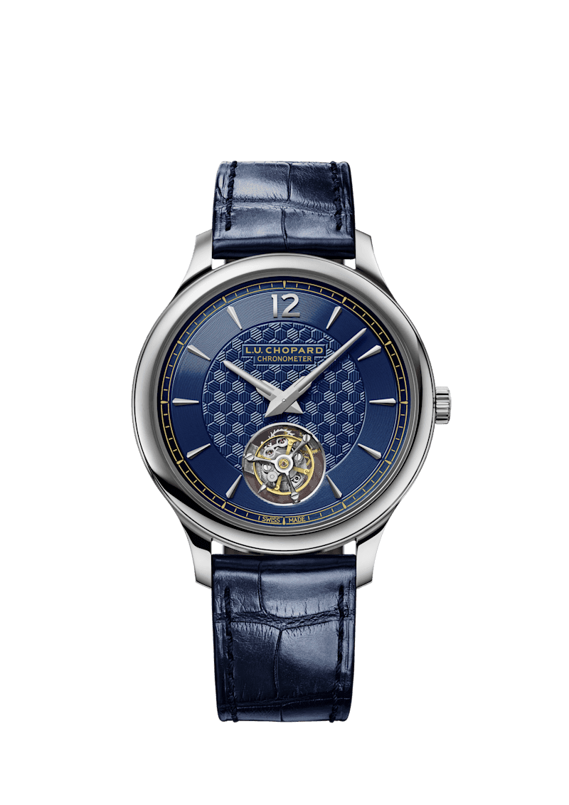 L.U.C Flying T Twin — 40 mm, 18-carat ethical white gold — 161978-1001