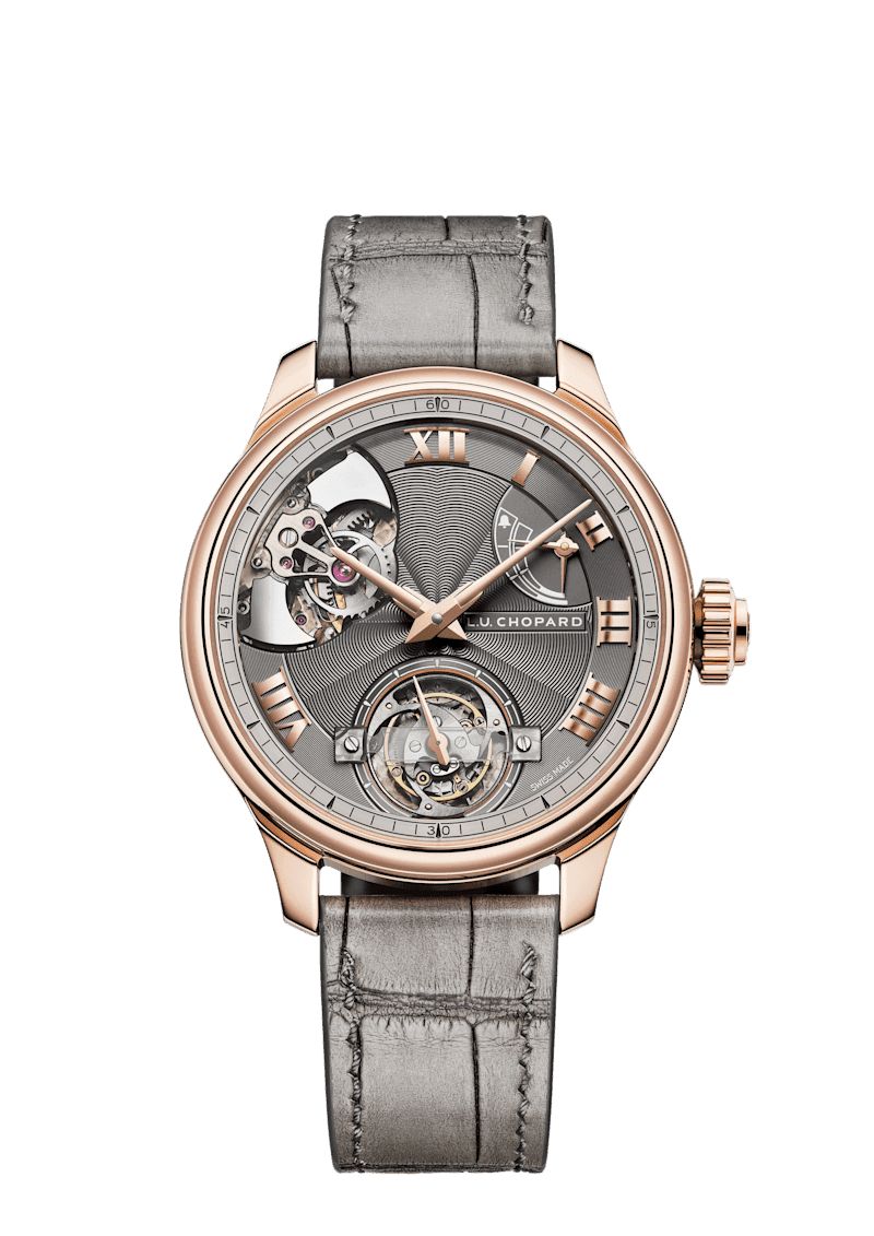 L.U.C Full Strike Tourbillon — 43 mm, 18-carat ethical rose gold — 161987-5001