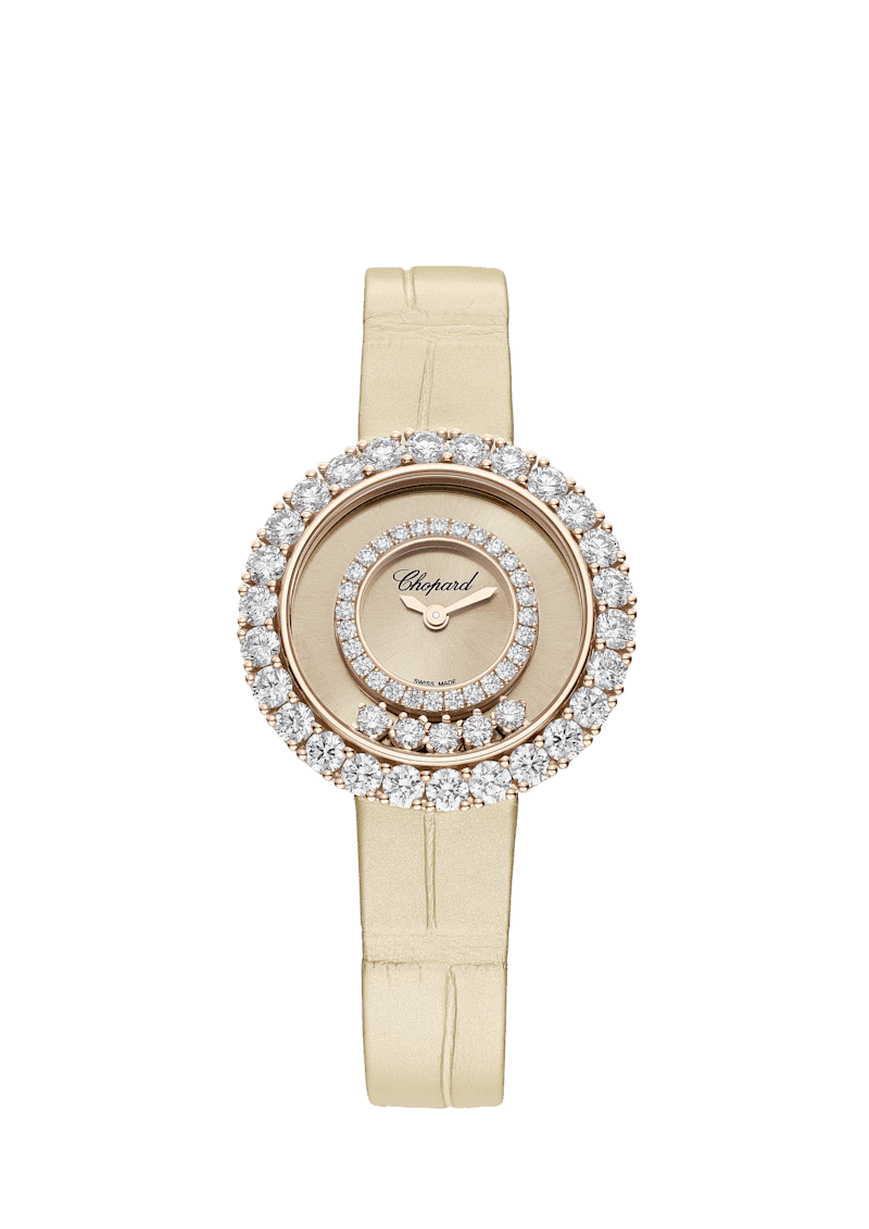 Happy Diamonds Joaillerie — 29 mm, 18-carat ethical rose gold — 205369-5002
