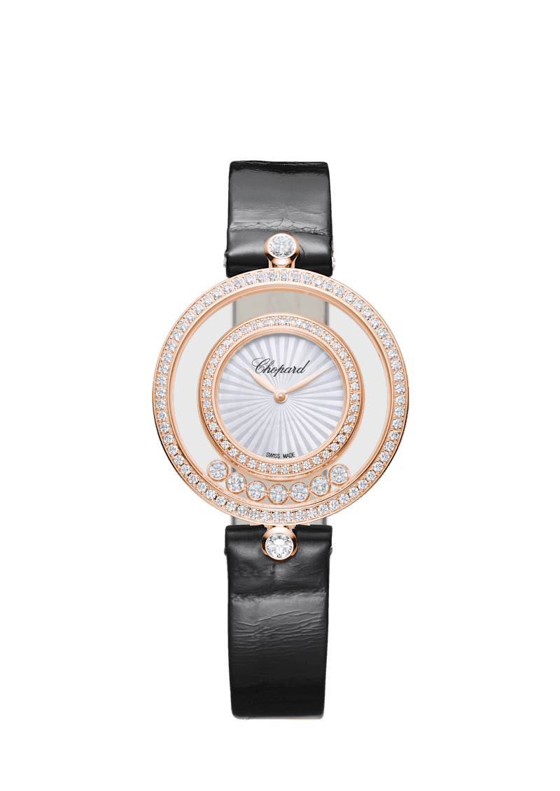 Happy Diamonds Icons — 32 mm, 18-carat ethical rose gold — 209426-5201