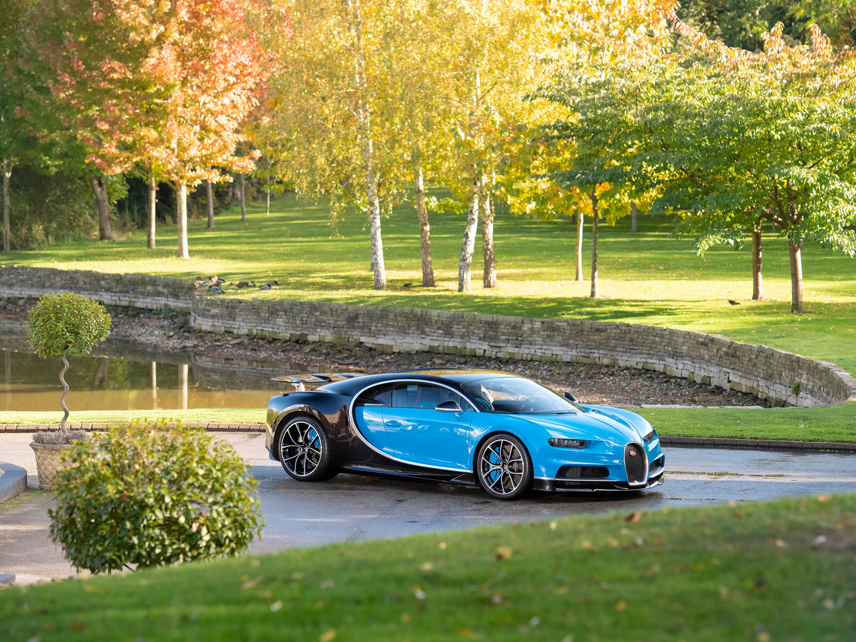 2017 Bugatti Chiron — Black and Bugatti Light Blue