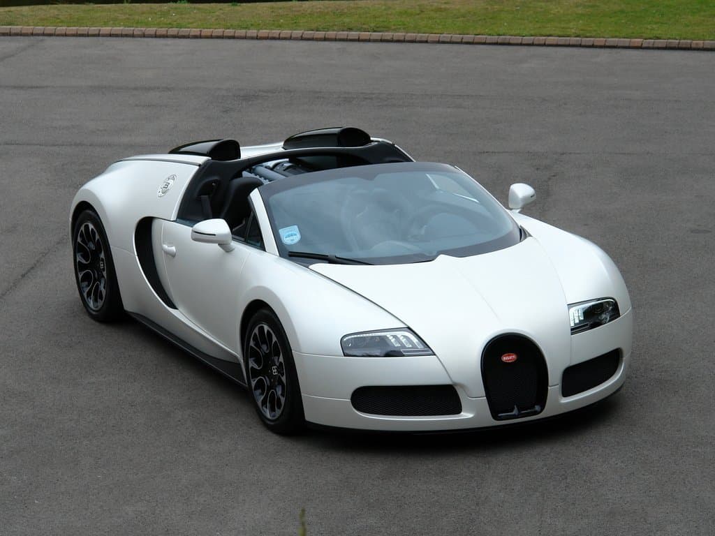 2010 Bugatti Veyron Grand Sport Sang Blanc — Bianco Canopus Matt