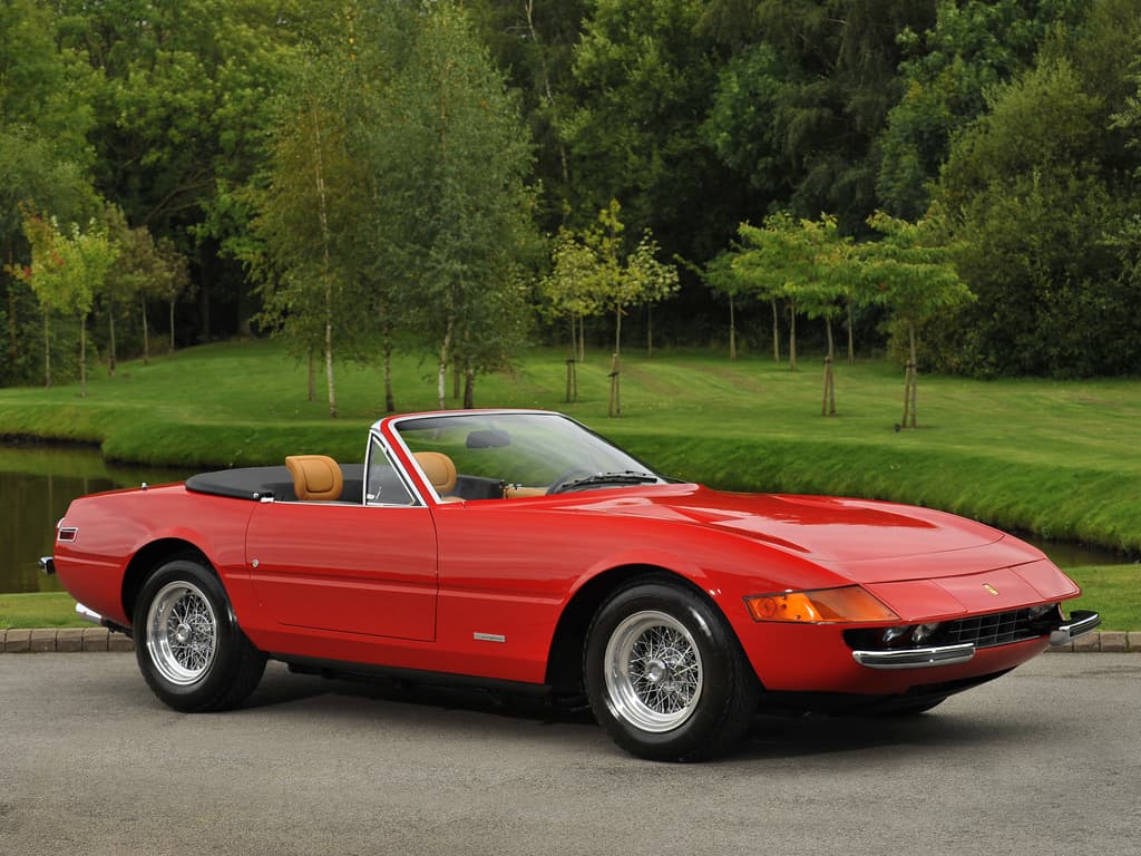 1973 Daytona Spyder — Rosso