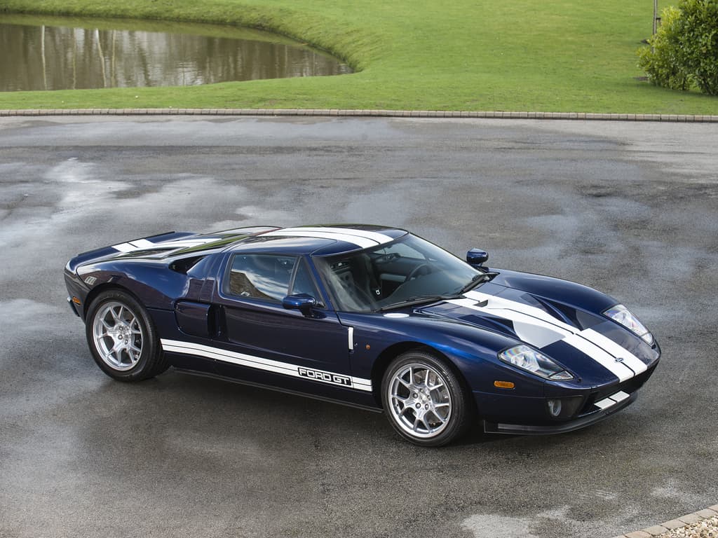 2006 GT — Midnight Blue with Painted White Stripes
