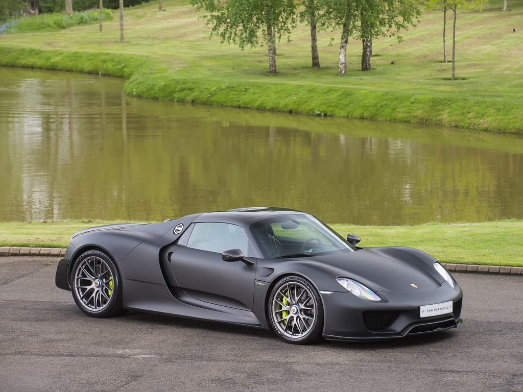 2015 918 Spyder Weissach Pack — Matte Black