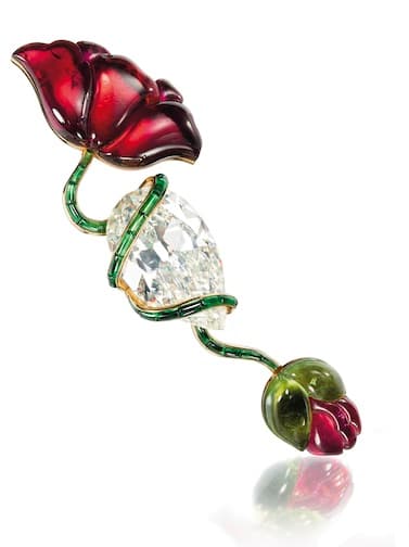 Poppy Flower Brooch