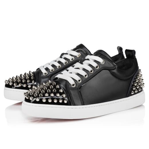 Louise Junior Spikes — Black Nappa leather — 1250302B601