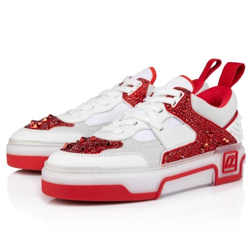 Astroloubi Strass Eternity — Loubi Suede, leather Comète and strass — 1250955J679