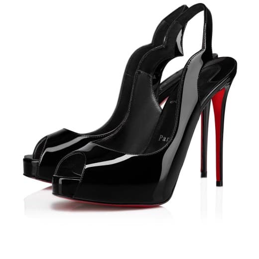 Hot Chick Sling Alta 120 — Black Patent calf leather — 3220506B439