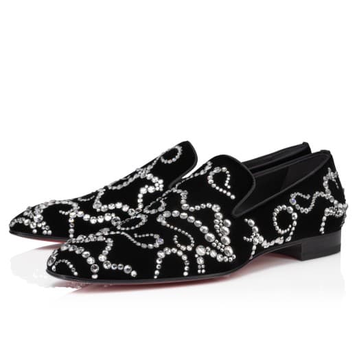 Octodandelion Strass — Black Velvet and strass — 3240178BK1D