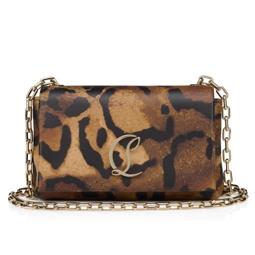 Loubi54 — Brown 'Bengali' printed calf leather — 3617770281453