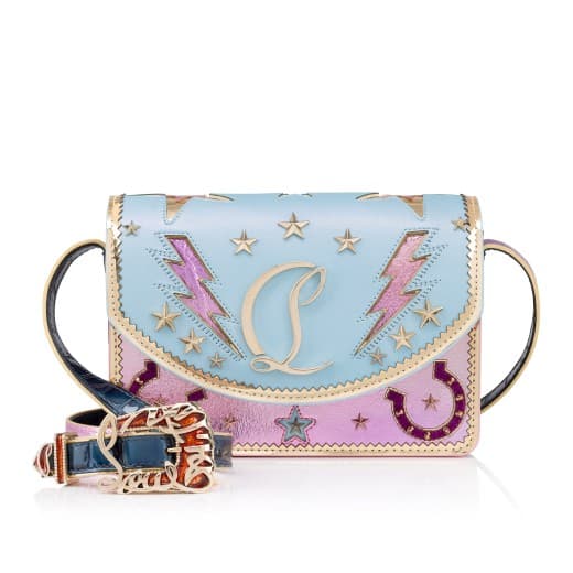 Loubi54 Giddy — Mineral Calf leather and laminated leather — 3666671797891