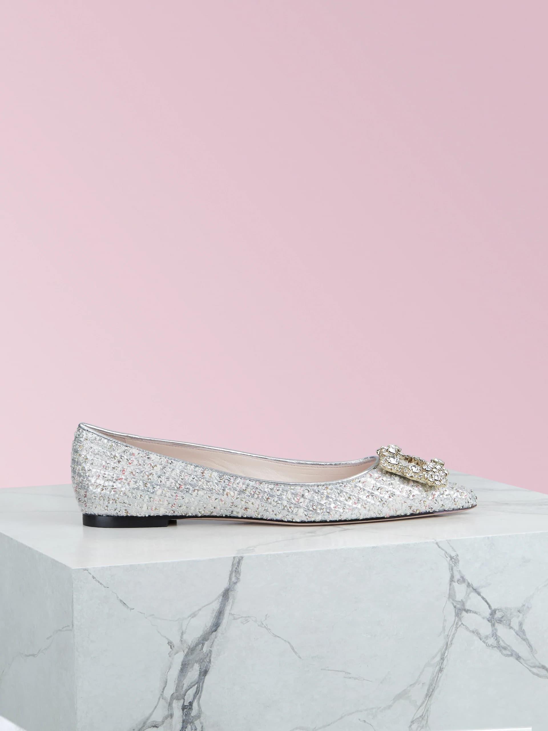 Flower Strass Piping Ballerinas — RVW31328200NQQB200