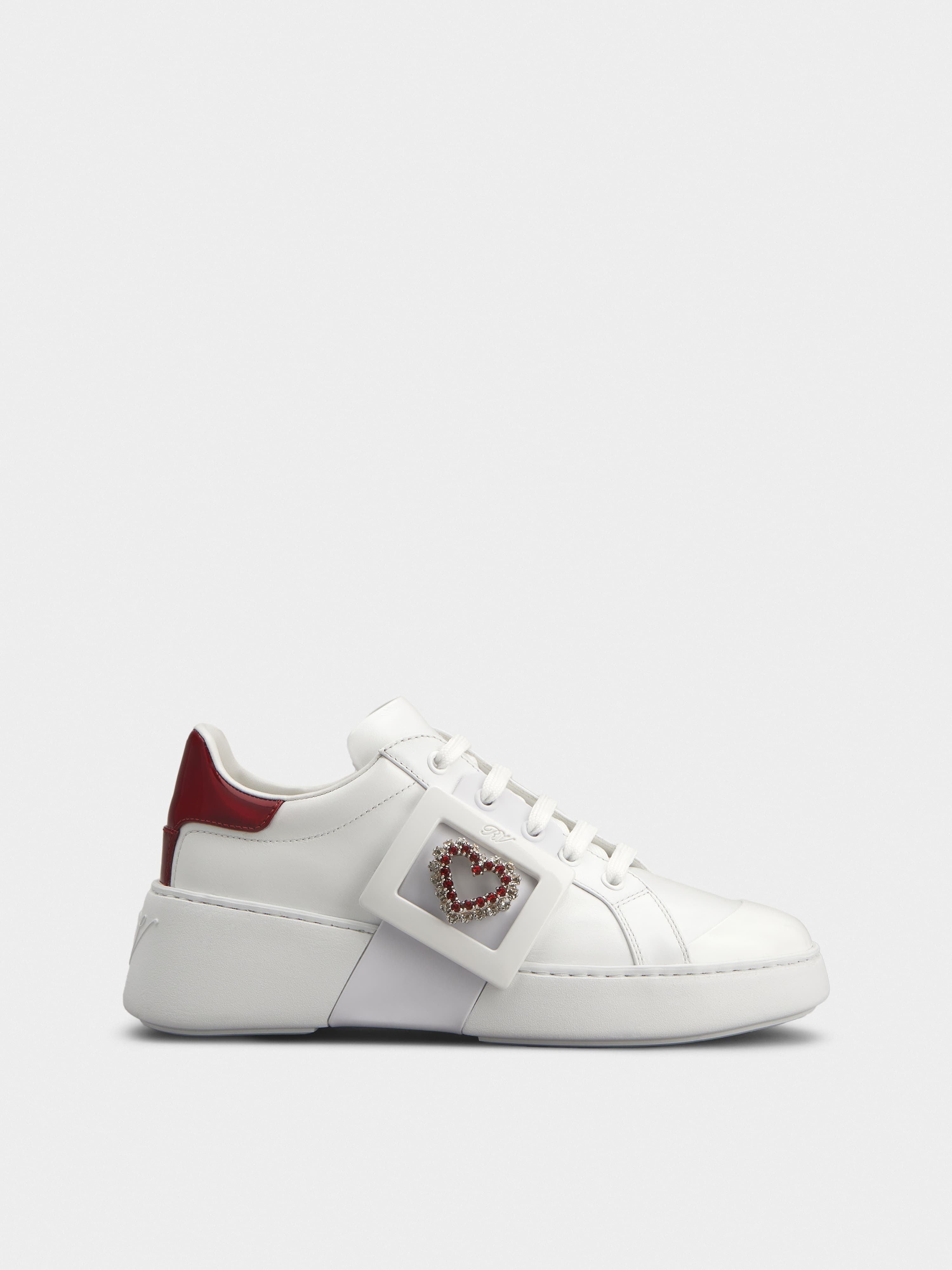 Viv' Skate Love Buckle Sneakers in Leather — RVW54232290R9P1O15
