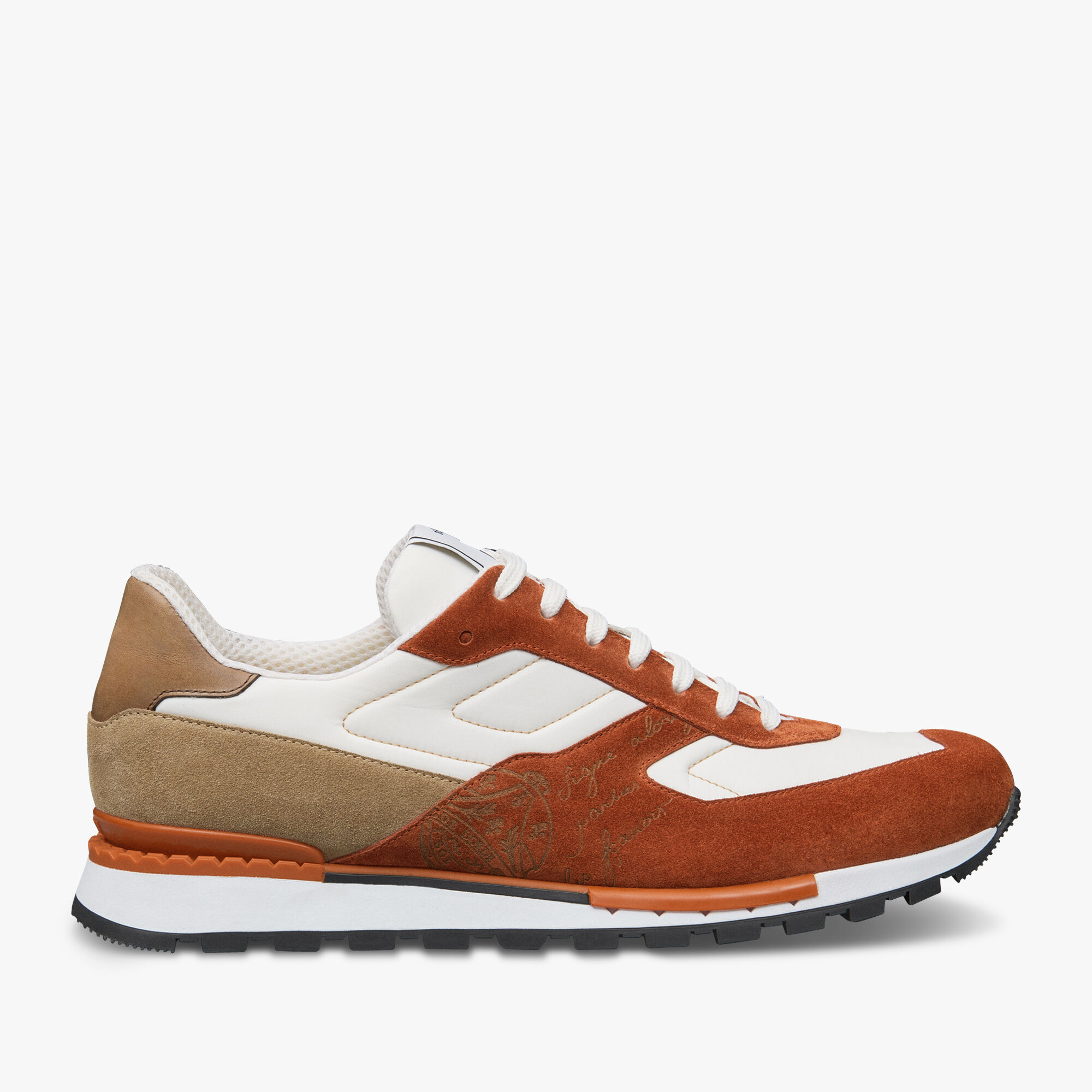 Fast Track Suede Leather And Nylon Sneaker — S5680-C35