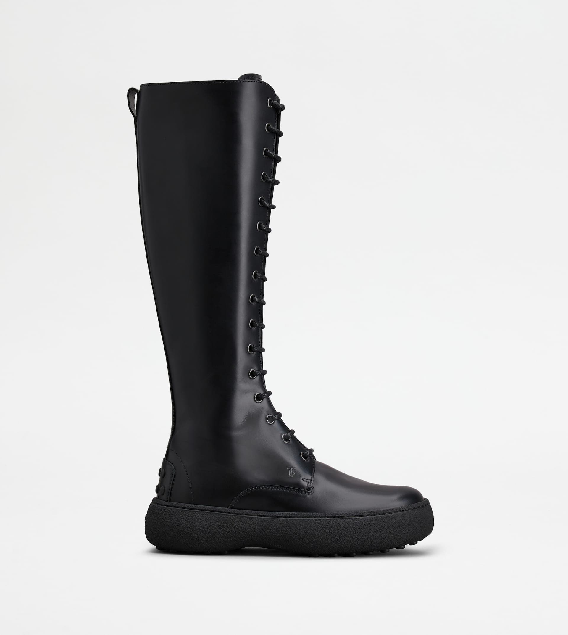 W. G. Lace-up Boots in Leather — Black — XXW09J0GO00HCVB999