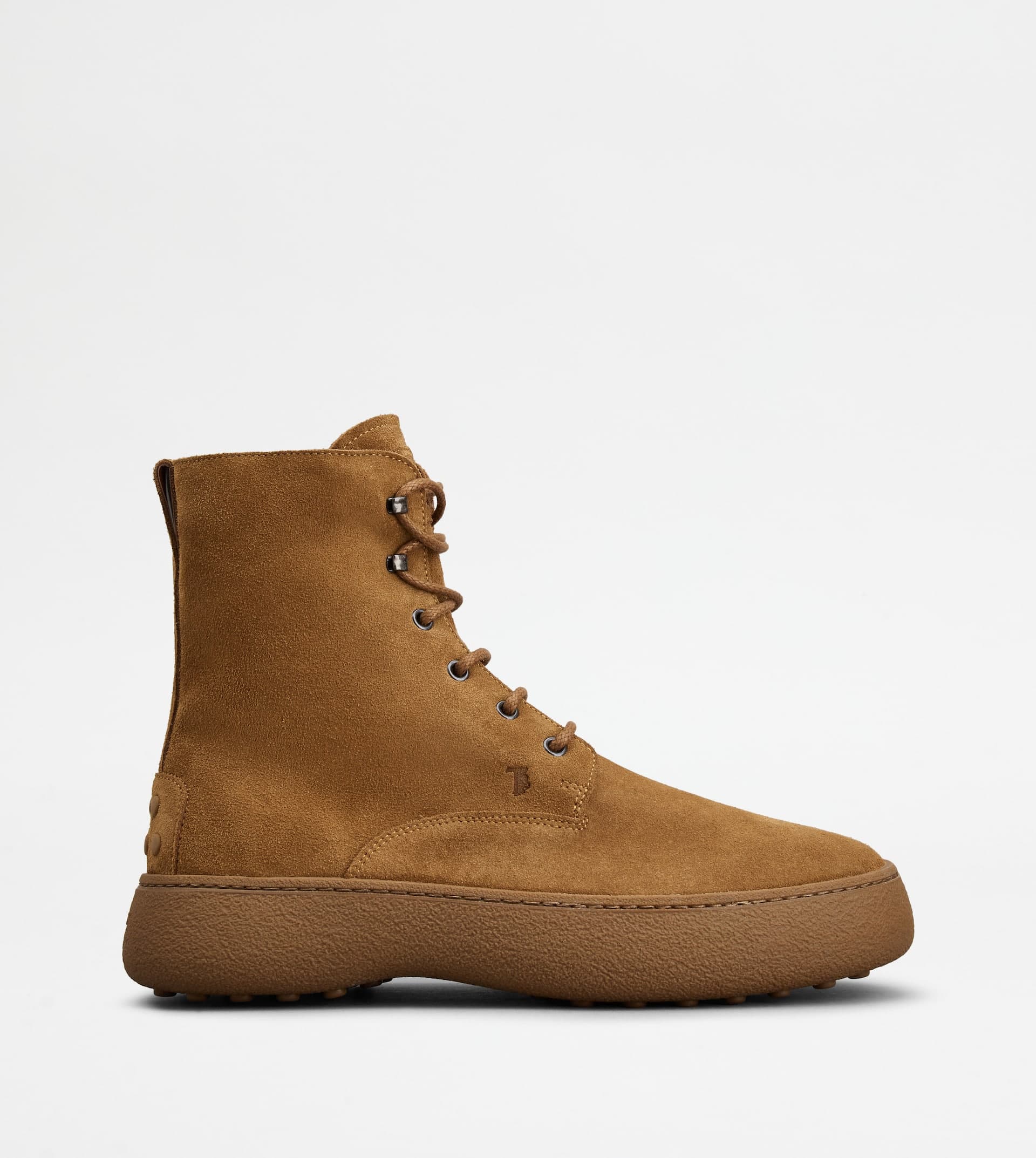 W. G. Lace-up Ankle Boots in Suede — Brown — XXM09J0GG805CFS816