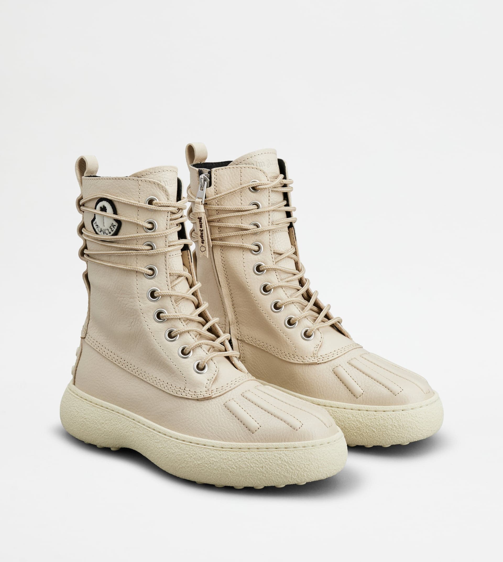 W. G. Ankle Boots Tod's x 8 Moncler Palm Angels in Leather — White — XXW09J0GL30ZONB010