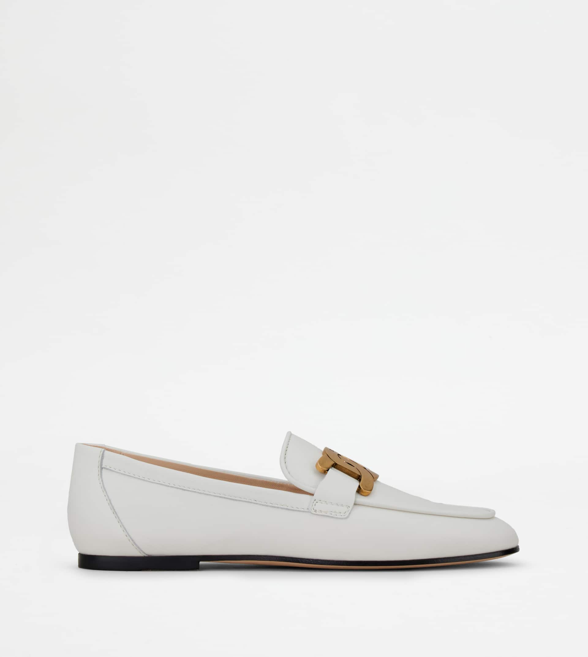 Kate Loafers in Leather — White — XXW79A0DD00MIDB001