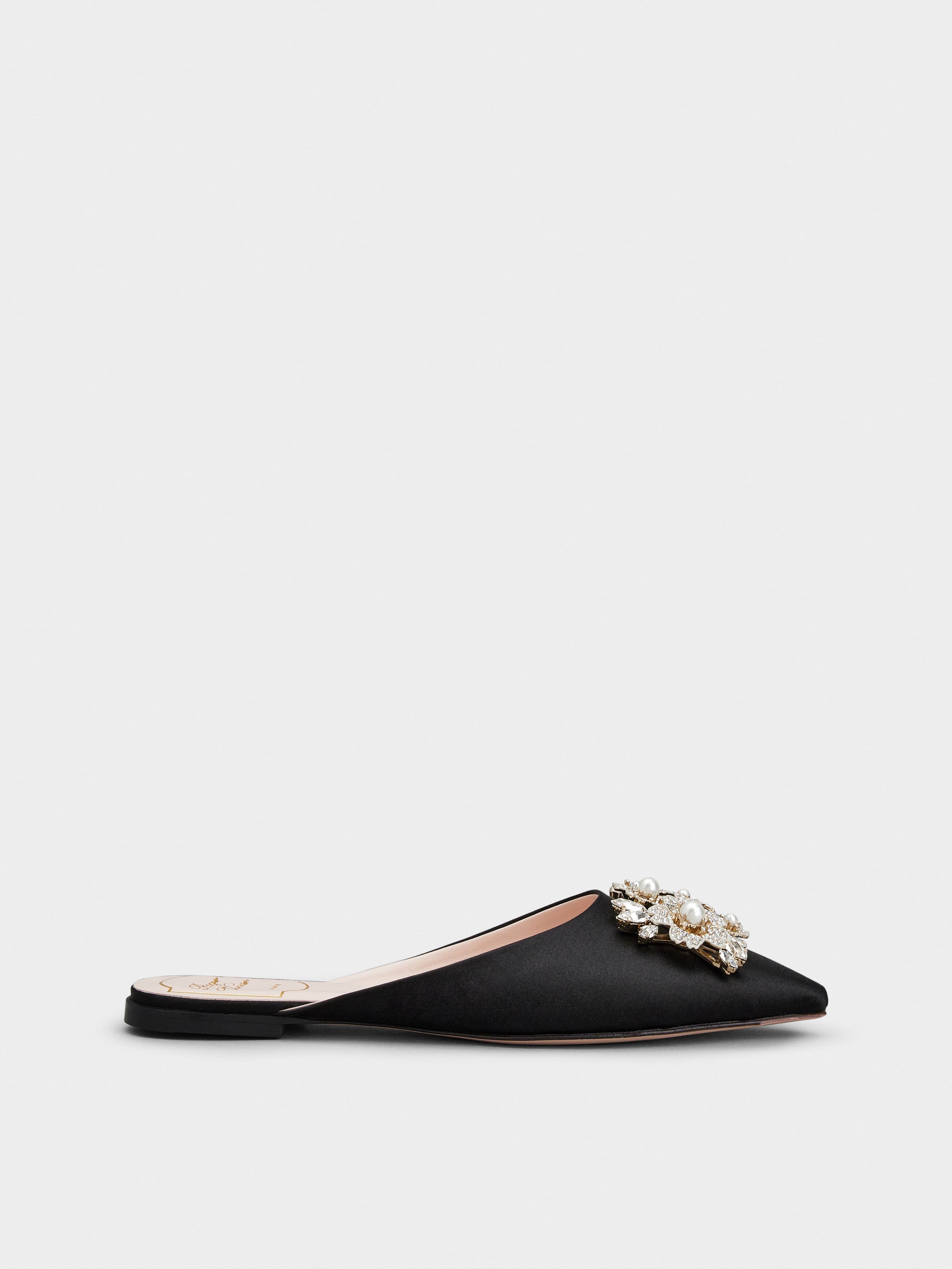 RV Bouquet Strass Pearl Buckle Mules — RVW50233520RS0B999